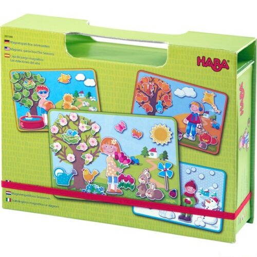 Puzzle magnetické - Kniha, Roční období (Haba)