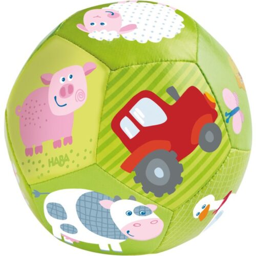 Hračka pro batolata - Míč měkký, Farma (Haba)