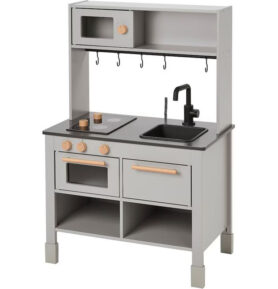 Kuchyňka dětská - Dřevěná, SILLTRUT šedá (Ikea)