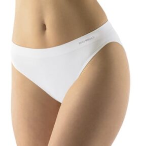 Dámské kalhotky klasické s úzkým bokem GINA Bamboo 00037P bílá M/L