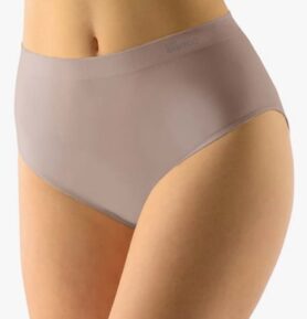 Dámské kalhotky klasické GINA Bamboo 01002P šedohnědá XL/XXL