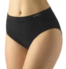 Dámské kalhotky klasické GINA Bamboo 01002P černá XL/XXL