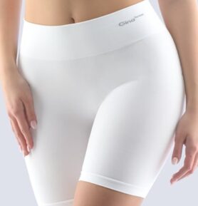 Dámské boxerky s vysokým bokem GINA 03017P bílá L/XL