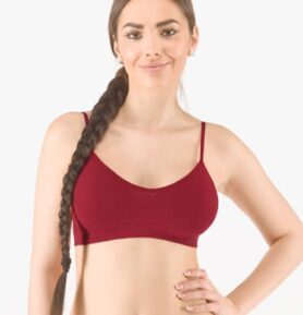 Dámský top s úzkými ramínky GINA 07010P brandy S/M