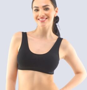 Dámská podprsenka se širokými ramínky GINA 07011P černá XL/XXL