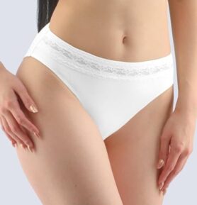 Dámské kalhotky klasické GINA 10218P bílá L/XL