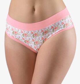 Dámské klasické kalhotky GINA 10277P starorůžová maracuja L/XL