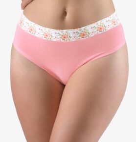 Dámské klasické kalhotky GINA 10278P starorůžová maracuja M/L