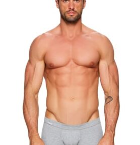 Pánské boxerky Push-Up Efect 01/1-21/04 FABIO šedá melír 2XL