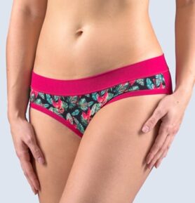 Dámské kalhotky francouzské GINA 14149P bordo lahvová L/XL