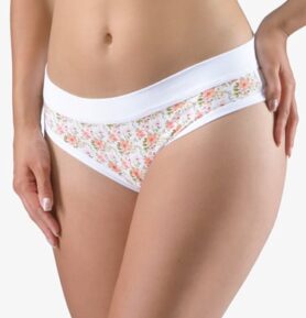 Dámská francouzská tanga GINA 14157P bílá maracuja M/L