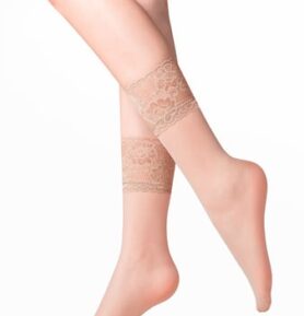 Dámské klasické ponožky Kala 690 GABRIELLA beige (j.bez) UNI