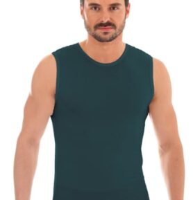 Pánské tílko Merino SL10160 BRUBECK grafit (šedá) XXL