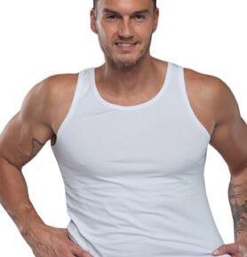 Pánské tílko Amante 01/1-84/2 FABIO bílá 3XL