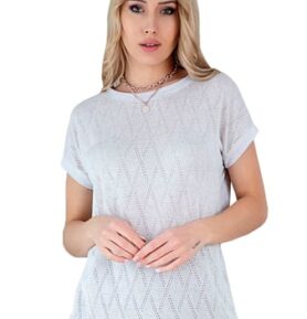 Dámská halenka 1153 HAJDAN šedá světlá M