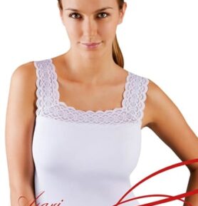 Dámská košilka Asari EMILI bílá 2XL