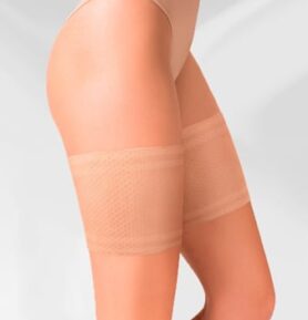 Dámský samodržící stehenní pás Thigh 511 GABRIELLA beige (j.bez) 3XL/4XL