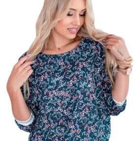 Dámská halenka 1144T_04 HAJDAN mořská tmavá 3XL