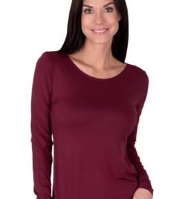 Dámské tričko Manati BABELL burgund (cihla) 3XL