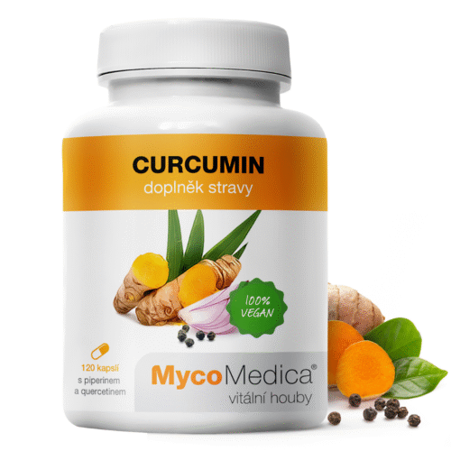 MycoMedica  Curcumin - Kurkuma dlouhá 120 kapslí