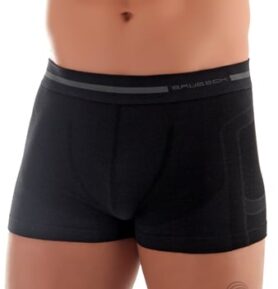 Pánské boxerky BX10430 BRUBECK merino černá S