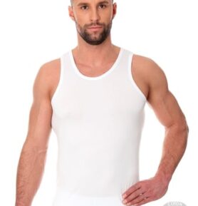 Pánské tílko Cotton TA00540A BRUBECK bílá 2XL