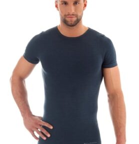 Pánské tričko Merino SS11030 BRUBECK jeans 2XL