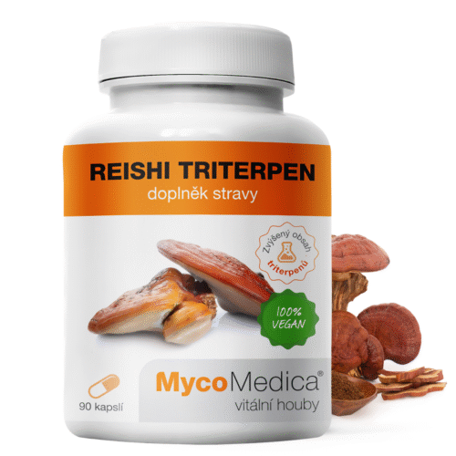 MycoMedica Reishi triterpen - Lesklokorka lesklá 90 kapslí