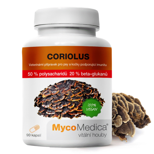 MycoMedica  Coriolus 50 % - Outkovka pestrá 90 kapslí