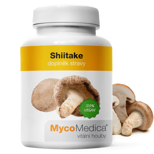 MycoMedica Shiitake - Houževnatec jedlý 90 kapslí
