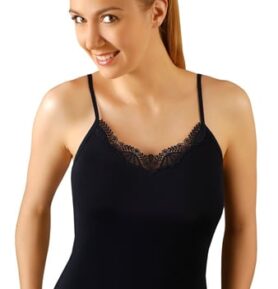 Dámská košilka Tania EMILI černá 2XL