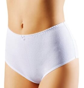 Dámské vyšší kalhotky Crema EMILI bílá XL