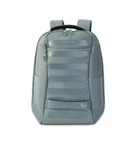 Hedgren Cestovní dvoukomorový batoh Comby Handle M Grey-Green 19l