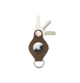 Garzini Kožená klíčenka Lusso na Airtag Java Brown
