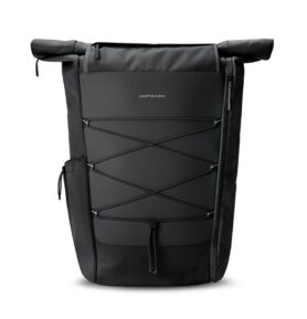 Kapten & Son Velký voděodolný rolovací batoh Banff All Black 35l