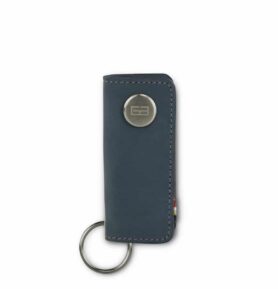 Garzini kožená klíčenka Lusso Vintage Sapphire Blue