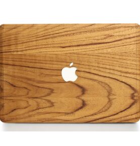 WoodWe Horní krycí fólie z pravého dřeva Teak pro Macbook Pro 13" Retina