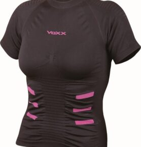 Dámské termo triko VoXX s krátkým rukávem AP 05 černá-magenta L-XL