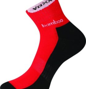 Ponožky bambusové VoXX BROOKE červená 39-42 (26-28)