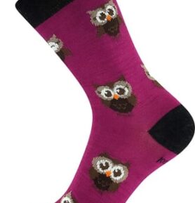 Dámské ponožky VoXX BUBO fuxia 35-38 (23-25)