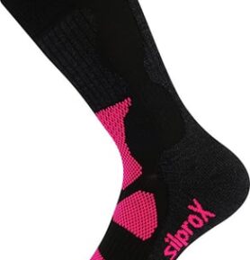 Termo ponožky VoXX ETREX černo-růžová 35-38 (23-25)