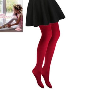 Dívčí punčochové kalhoty GIRL MICRO TIGHTS 50 DEN beet red 134-140