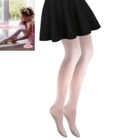 Dívčí punčochové kalhoty GIRL MICRO TIGHTS 50 DEN bianco 134-140
