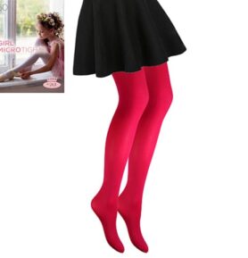 Dívčí punčochové kalhoty GIRL MICRO TIGHTS 50 DEN hot pink 134-140