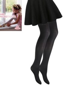 Dívčí punčochové kalhoty GIRL MICRO TIGHTS 50 DEN nero 146-152