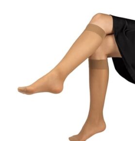 Punčochové podkolenky LADY KNEE SOCKS 17 DEN / 2 páry beige uni