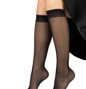 NYLONknee-socks SÁČEK 20 DEN / 2 páry nero uni