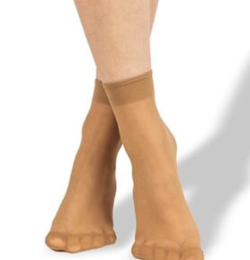 Punčochové ponožky NYLON SOCKS 20 DEN / 2 páry opal uni
