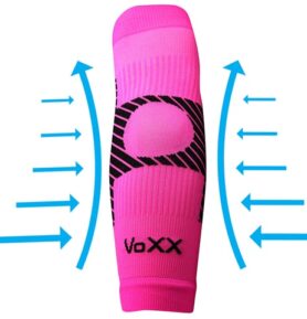 Kompresní návlek VOXX Protect loket neon růžová L-XL