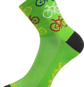 Ponožky VoXX RALF X bike-zelená 39-42 (26-28)